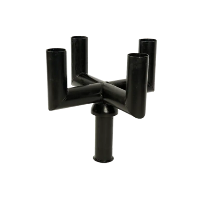 Opzetstuk viervoudig
Uitvoering: Smal 300mm
Kleur coating: Zwart
