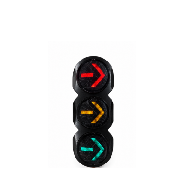 Onderlicht 3x90
Voedingsspanning: 42Vac
LED module: Rood-Geel-Groen
Sjabloon: Pijl Rechts