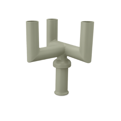 Opzetstuk drievoudig
Uitvoering: Smal 300mm
Kleur coating: Grijs (RAL7032)