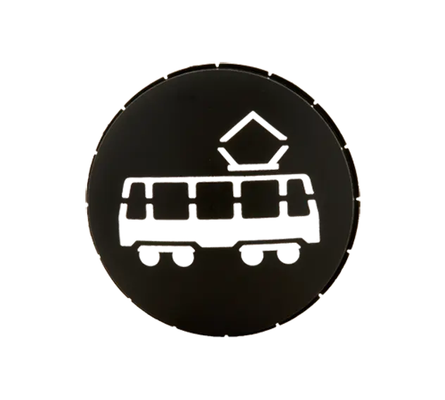 Sjabloon Fiets Pijl Links Tbv Led Module 6