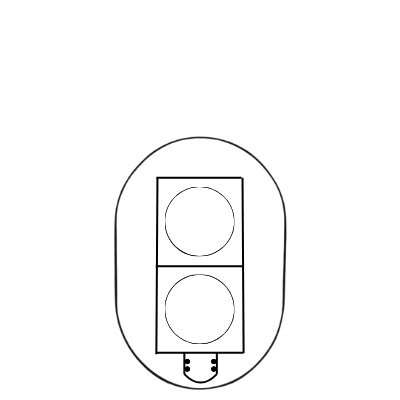 Futurlina 2x210mm
Montage: Op Mast
Kleur behuizing: Grijs (RAL7032)
Voedingsspanning: 42Vac
LED module: rood-rood
Sjabloon : Geen (volle lens)
Achtergrondschild: Met achtergrondschild