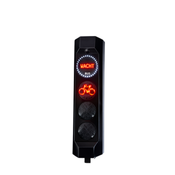 Onderlicht 80mm met WTV (inbouw)
Mast diameter:133mm
Sjabloon: Fietser
Aansturing:24Vdc stuurlijnen (aansturingsvariant Vialis)
Extra tekst: BUS