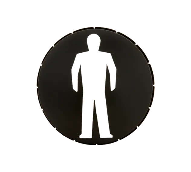 Sjabloon Fiets Pijl Links Tbv Led Module 3