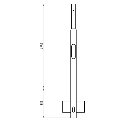 Universeelmast Met Drukknopgat 2