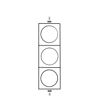 Futurlina 3x210mm
Montage: Aan neig t.b.v. hoekbeugel
Kleur behuizing: Grijs (RAL7032)
Voedingsspanning: 42Vac
LED module: Rood-geel-groen
Sjabloon : Geen (volle lens)
Zonnekap: Stormvast geïntegreerd
Achtergrondschild: Geen