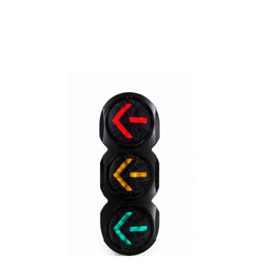 Onderlicht 3x90
Voedingsspanning: 42Vac
LED module: Rood-Geel-Groen
Sjabloon: Pijl links