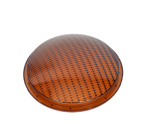 Lens Geel 210mm t.b.v. LED module